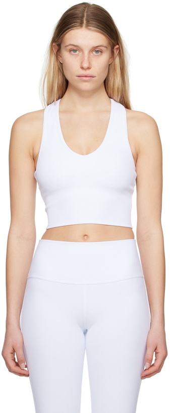 Photo: Alo White Goddess Tank Top