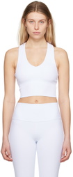 Alo White Goddess Tank Top