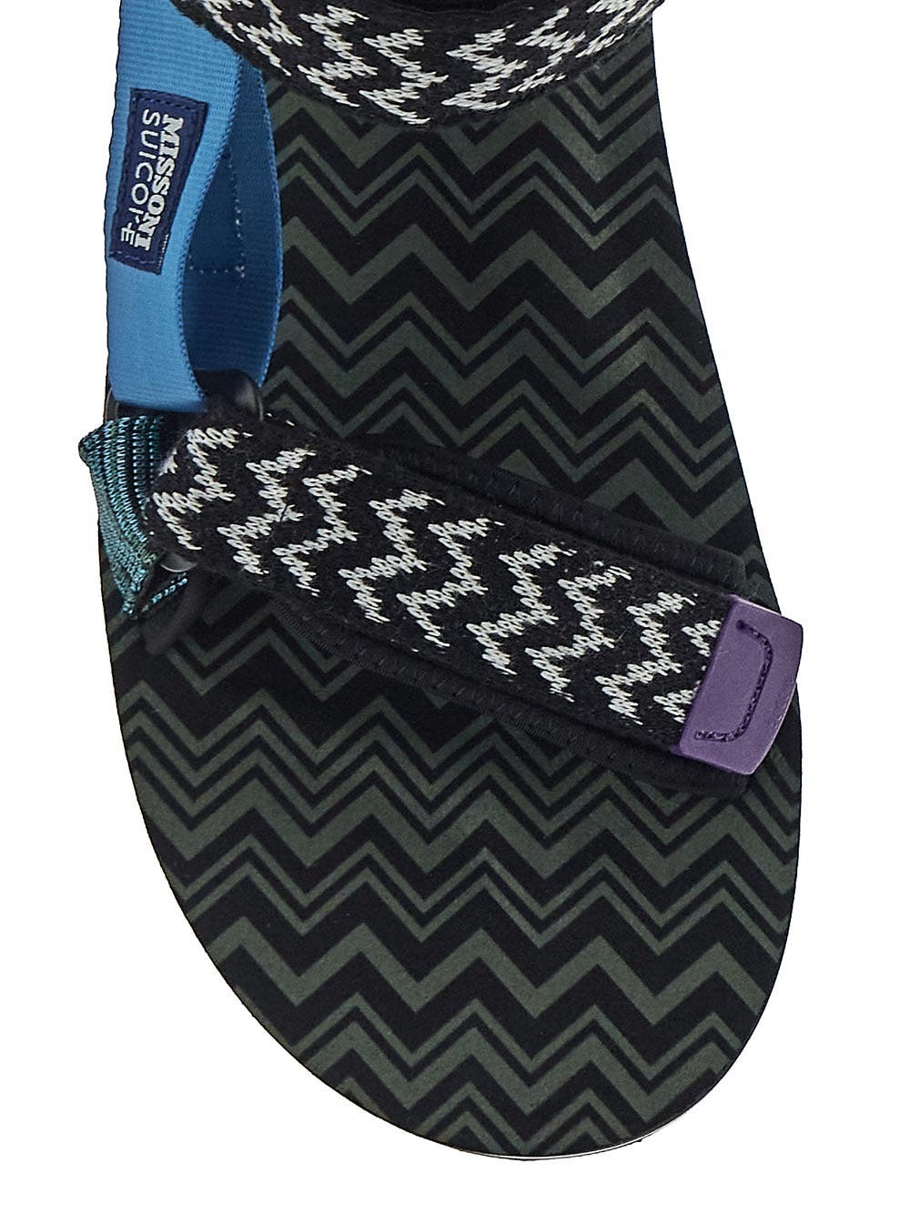 Suicoke X Missoni Depa Black And Purple