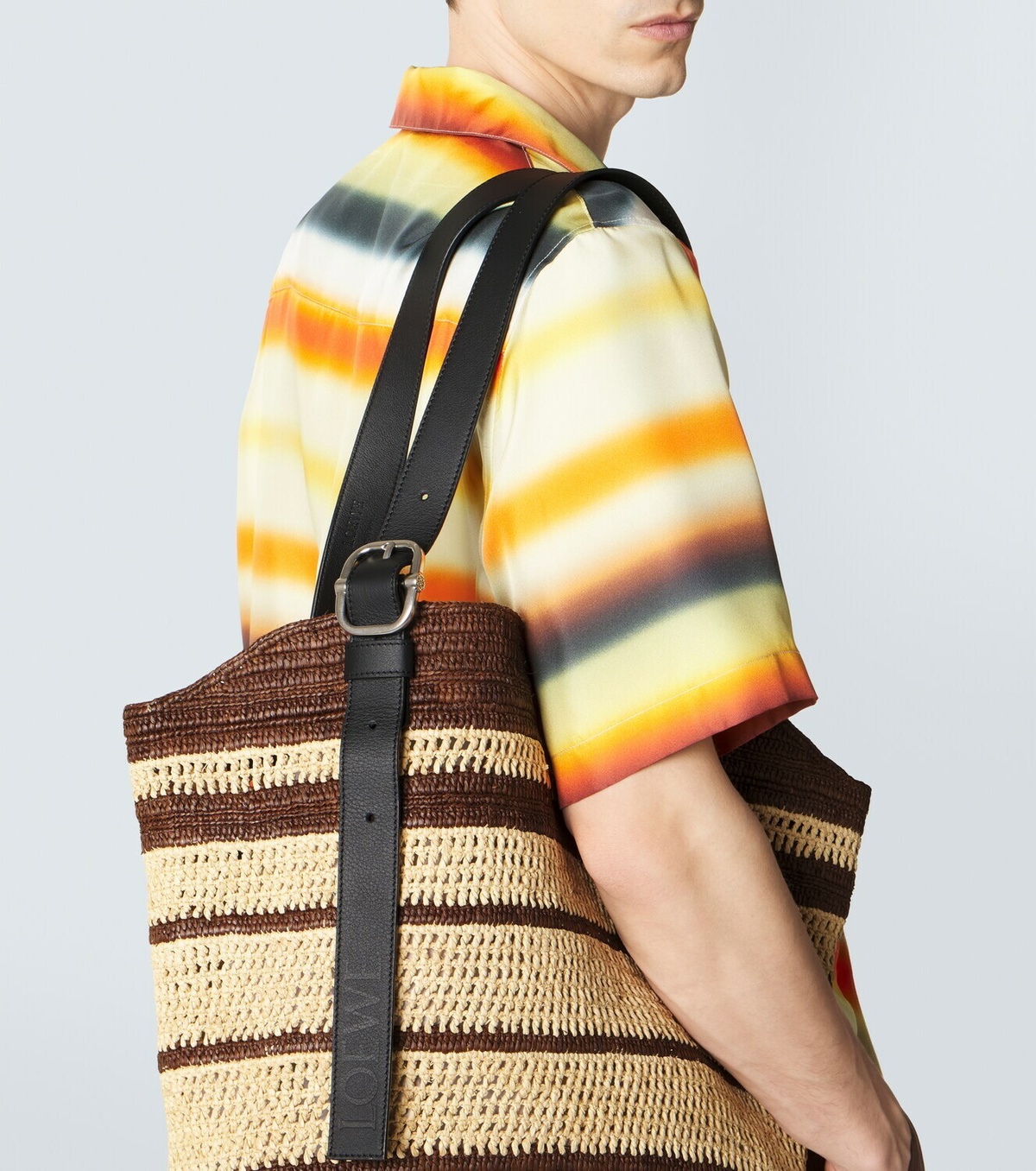 Loewe Paula's Ibiza Loop raffia basket bag