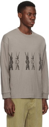 Small Talk Studio Taupe Crinkle T-shirt