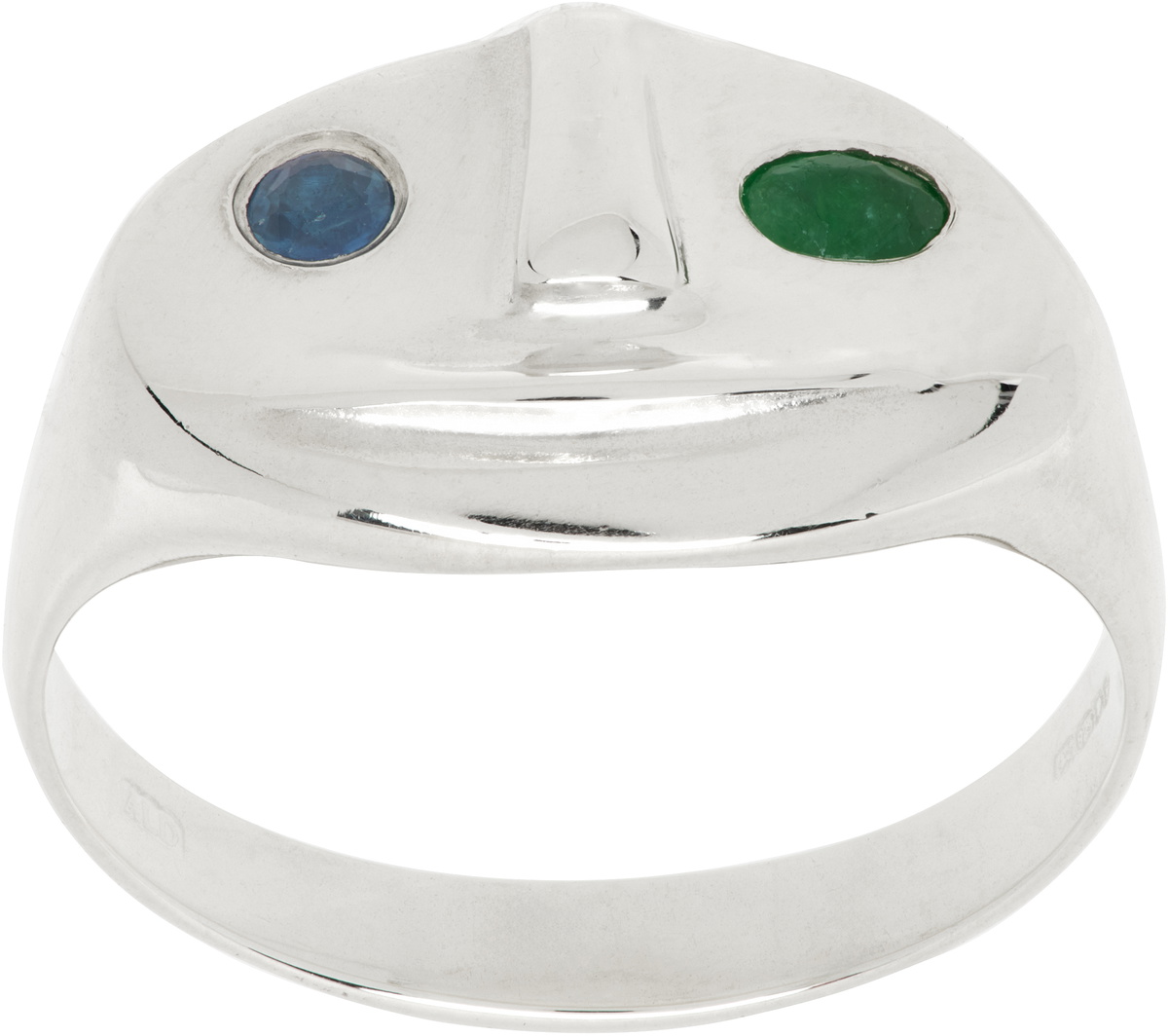 Alec Doherty SSENSE Exclusive Silver Ecstasy Ring