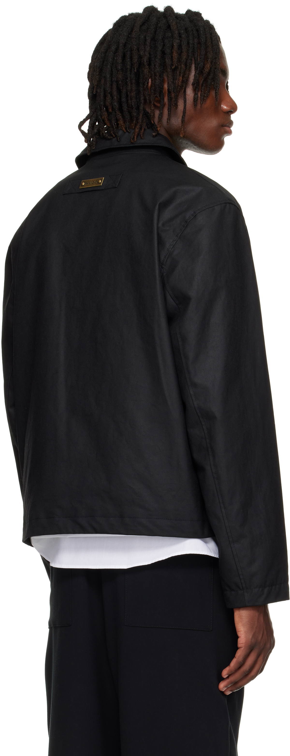 Hugo Black Water-Repellent Jacket
