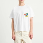Bode Men's Portrait Pocket T-Shirt in White