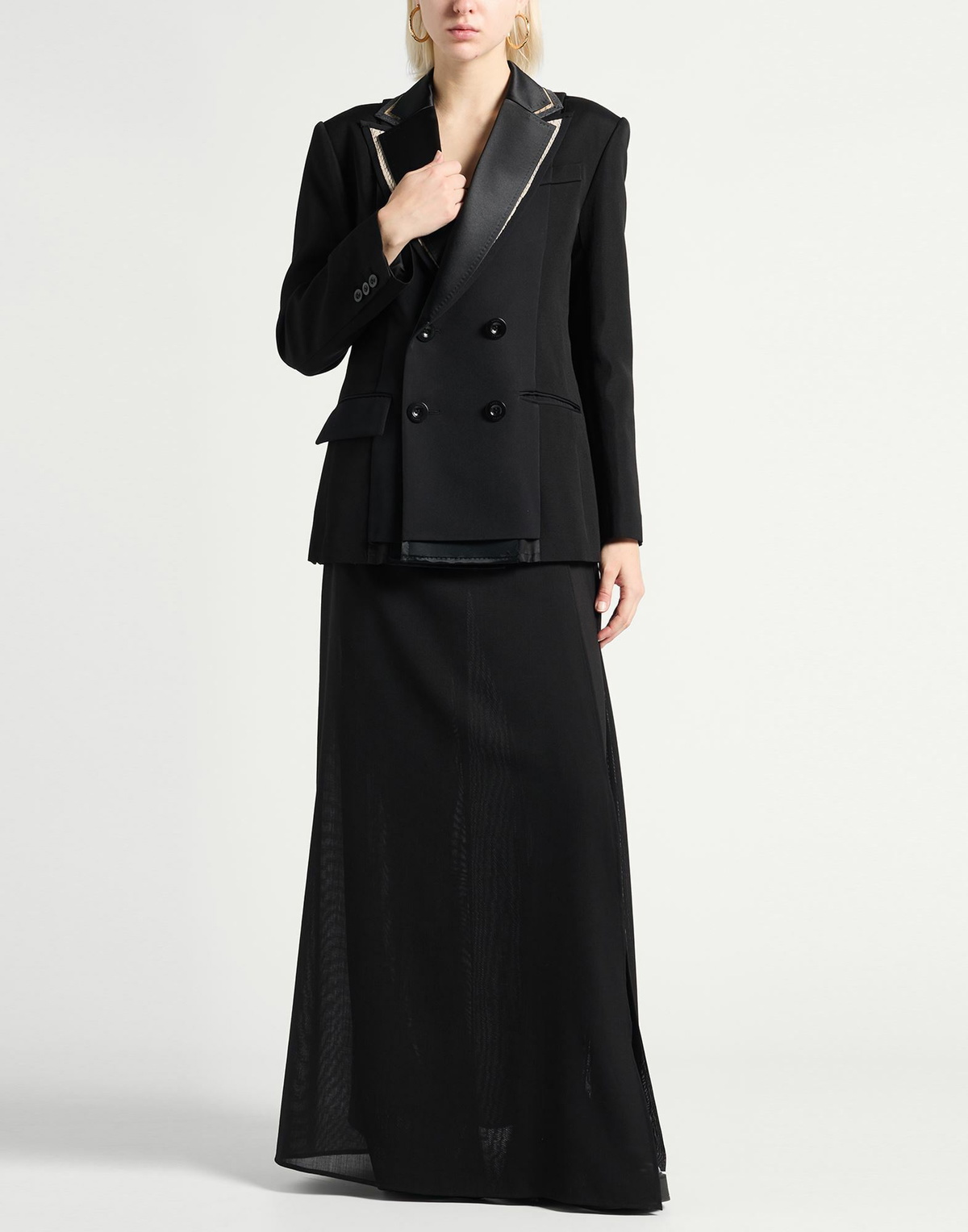 Sacai Womens Blazer in Black