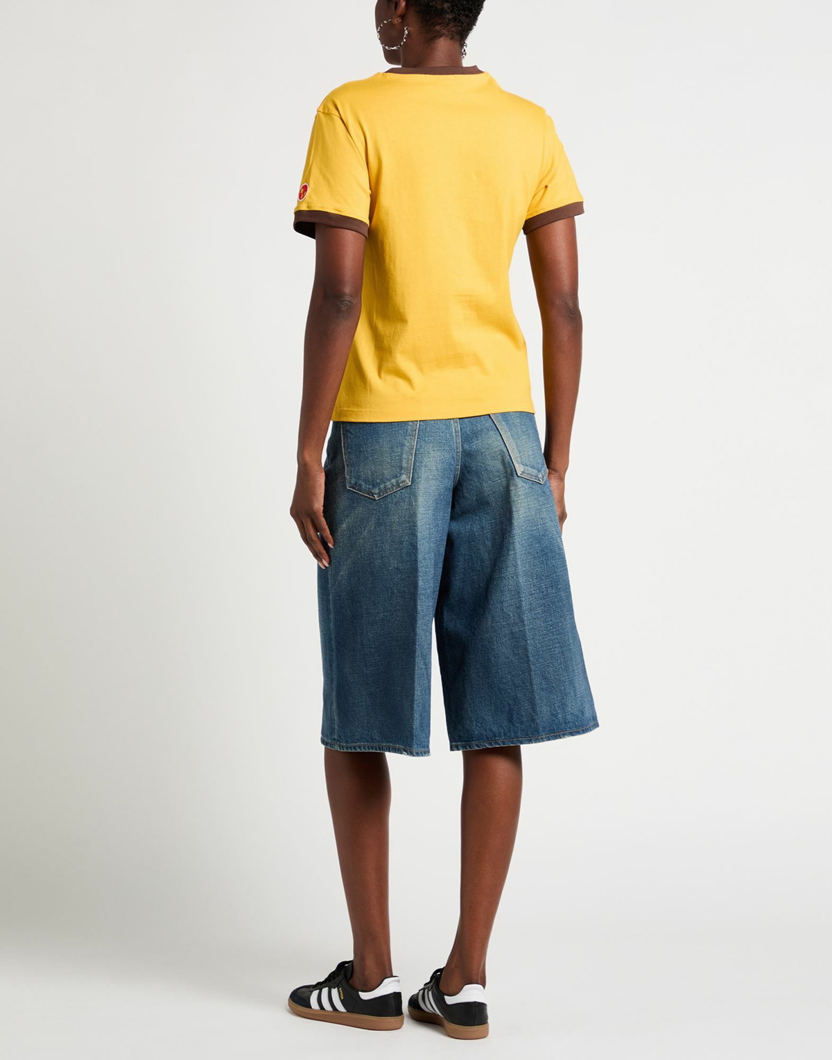 Laneus Womens T-shirt Marigold