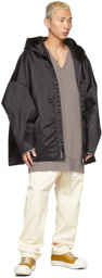 Rick Owens Black Jumbo Peter Jacket