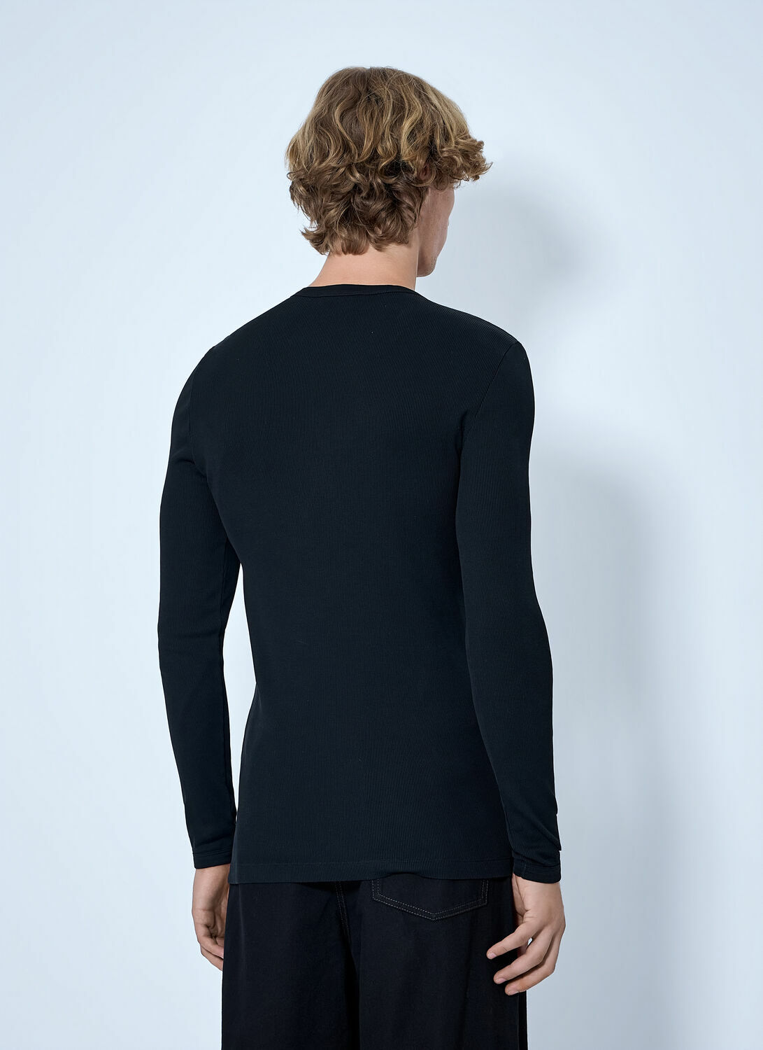 Lemaire Long Sleeve Ribbed Tee