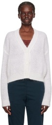 Max Mara Leisure White Rugiada Cardigan