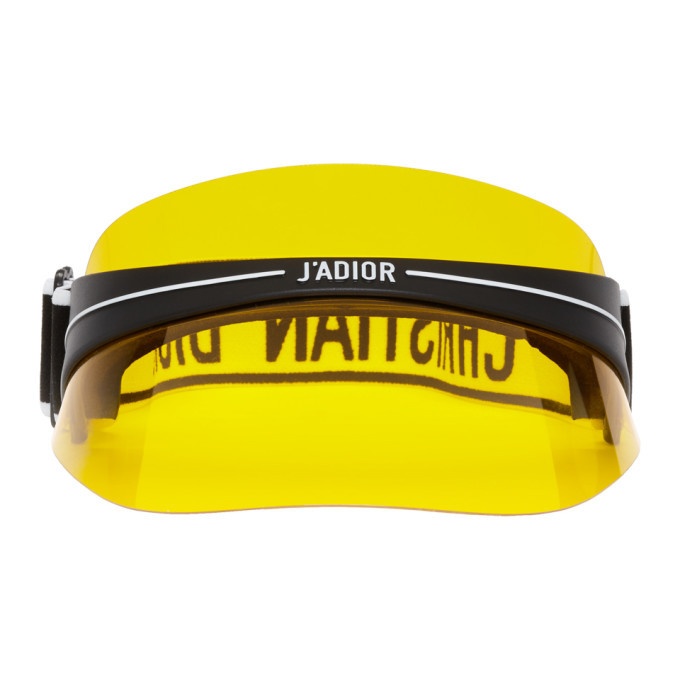 Photo: Dior Homme Black and Yellow DiorClub1 Visor