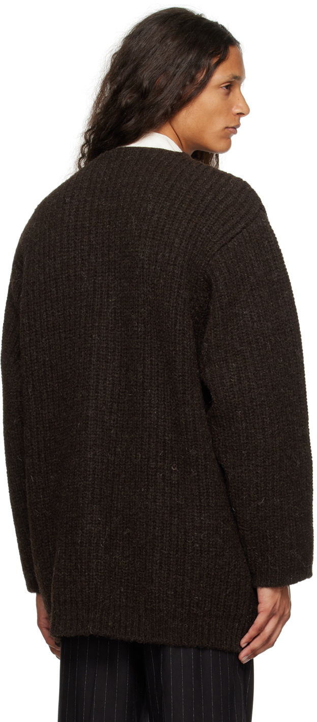 カーディガン our legacy colossal cardigan Our Legacy Brown Colossal Cardigan Our Legacy
