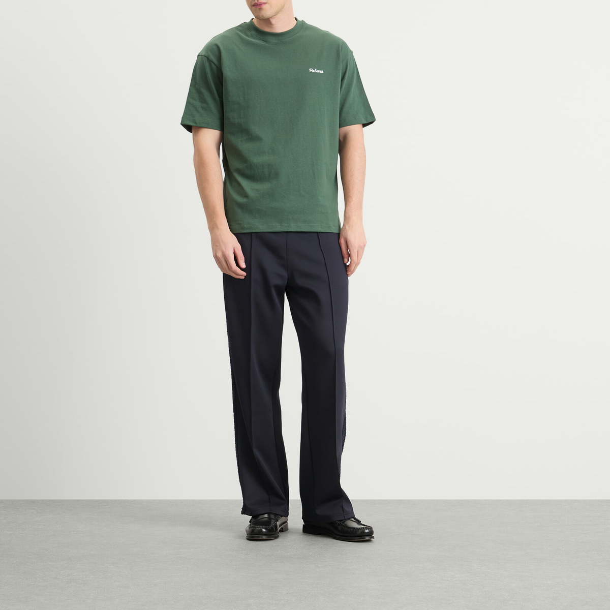 Palmes Men's Tricot Track Pants in Navy