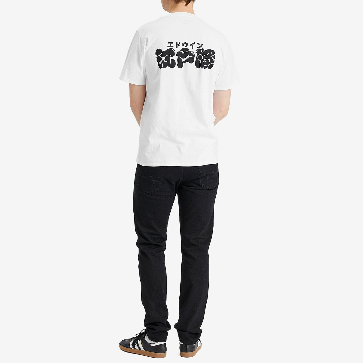 Edwin Men's Edo Win T-Shirt in White Edwin