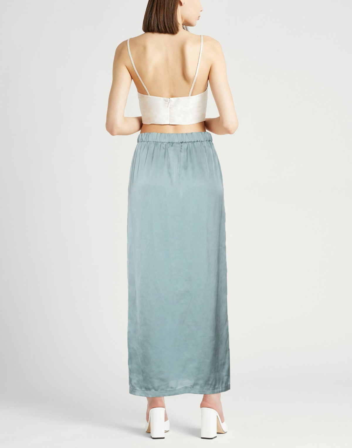 Crossley Womens Maxi skirt Pastel in Blue