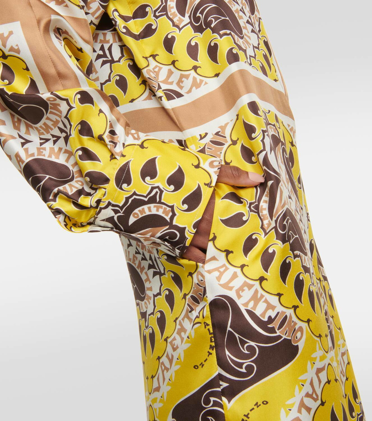 Valentino Manifesto Bandana silk twill jumpsuit Valentino