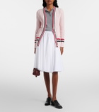 Thom Browne Cable-knit cotton cardigan