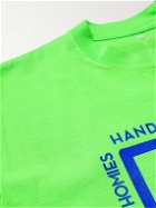Sorry In Advance - Printed Cotton-Jersey T-Shirt - Green