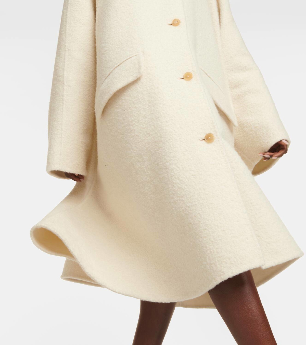 The Row Garth oversized cashmere and silk coat The Row