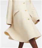 The Row Garth oversized cashmere and silk coat