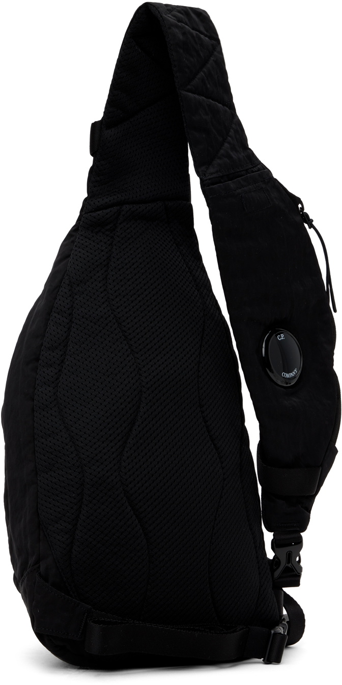 C.P. Company Black Nylon B Crossbody Backpack