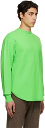 extreme cashmere Green n°53 Crew Hop Sweatshirt