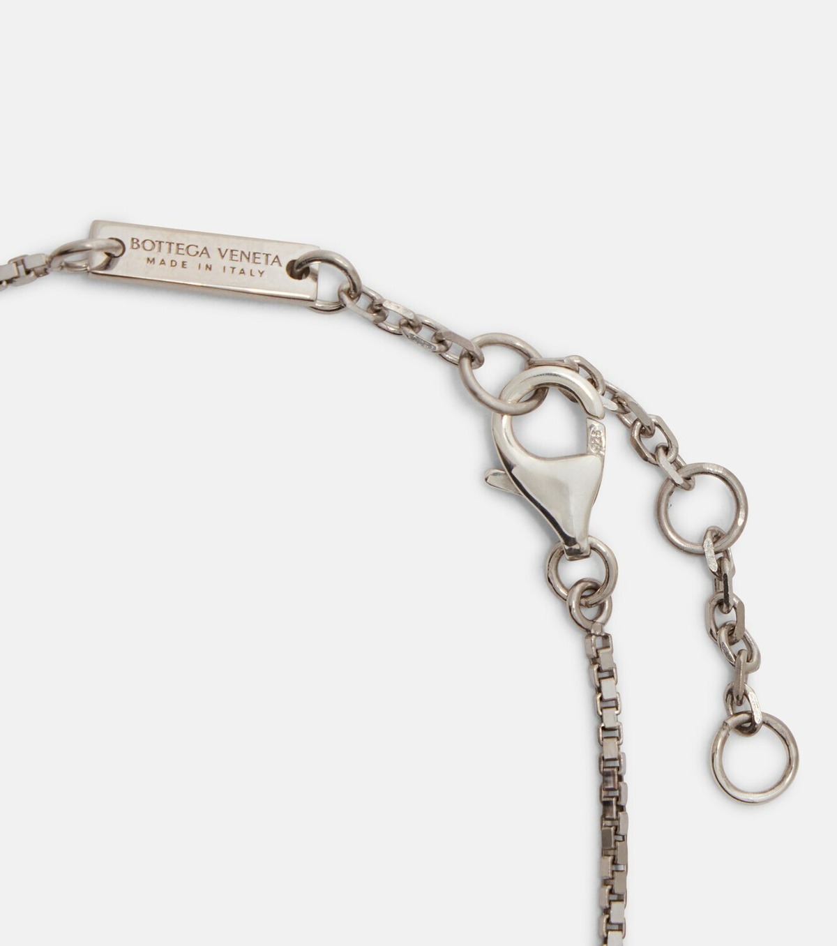 Bottega Veneta Knot sterling silver necklace