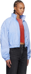 alexanderwang.t Blue Ruched Track Jacket