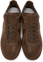 Maison Margiela Brown Calfskin Replica Sneakers