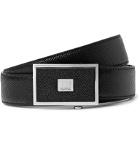 Dunhill - 3cm Black Full-Grain Leather Belt - Black