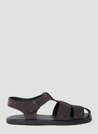 The Row - Fisherman Sandals in Brown