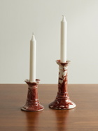 The Conran Shop - Wardour Set of Two Earthenware Candlesticks