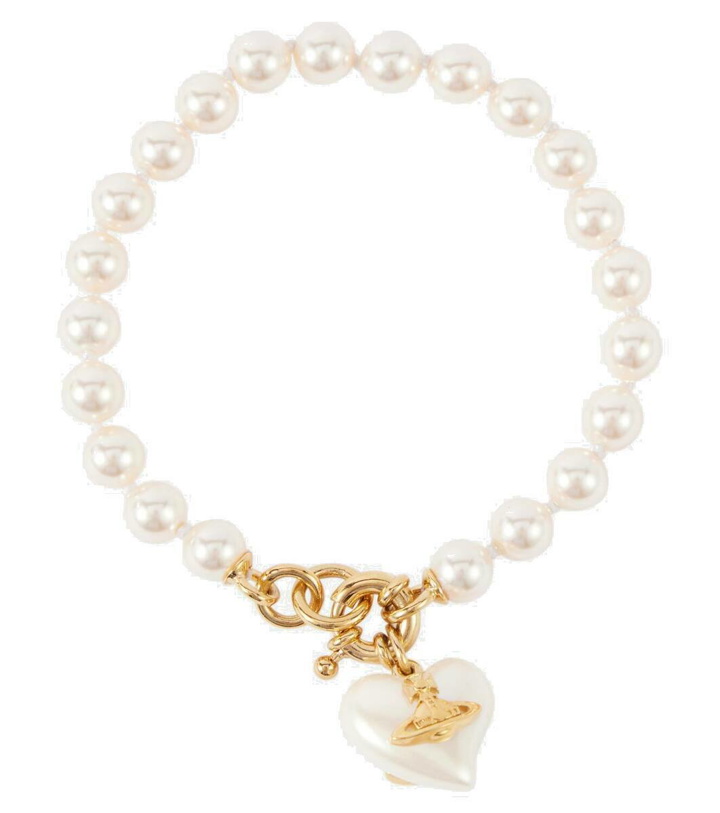 Photo: Vivienne Westwood Sheryl faux pearl gold-plated bracelet