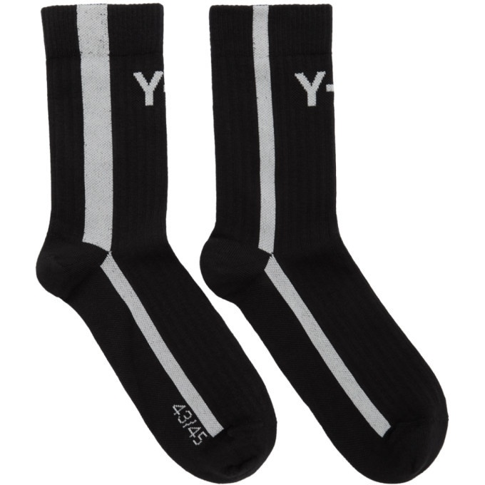 Photo: Y-3 Black Logo Socks