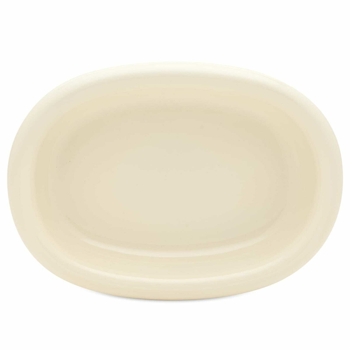 HAY Barro Oval Dish - Small in Off-White 