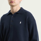 Polo Ralph Lauren Men's Flag Knit Polo in Navy Combo
