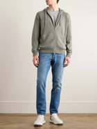 Brunello Cucinelli - Cashmere Zip-Up Hoodie - Gray