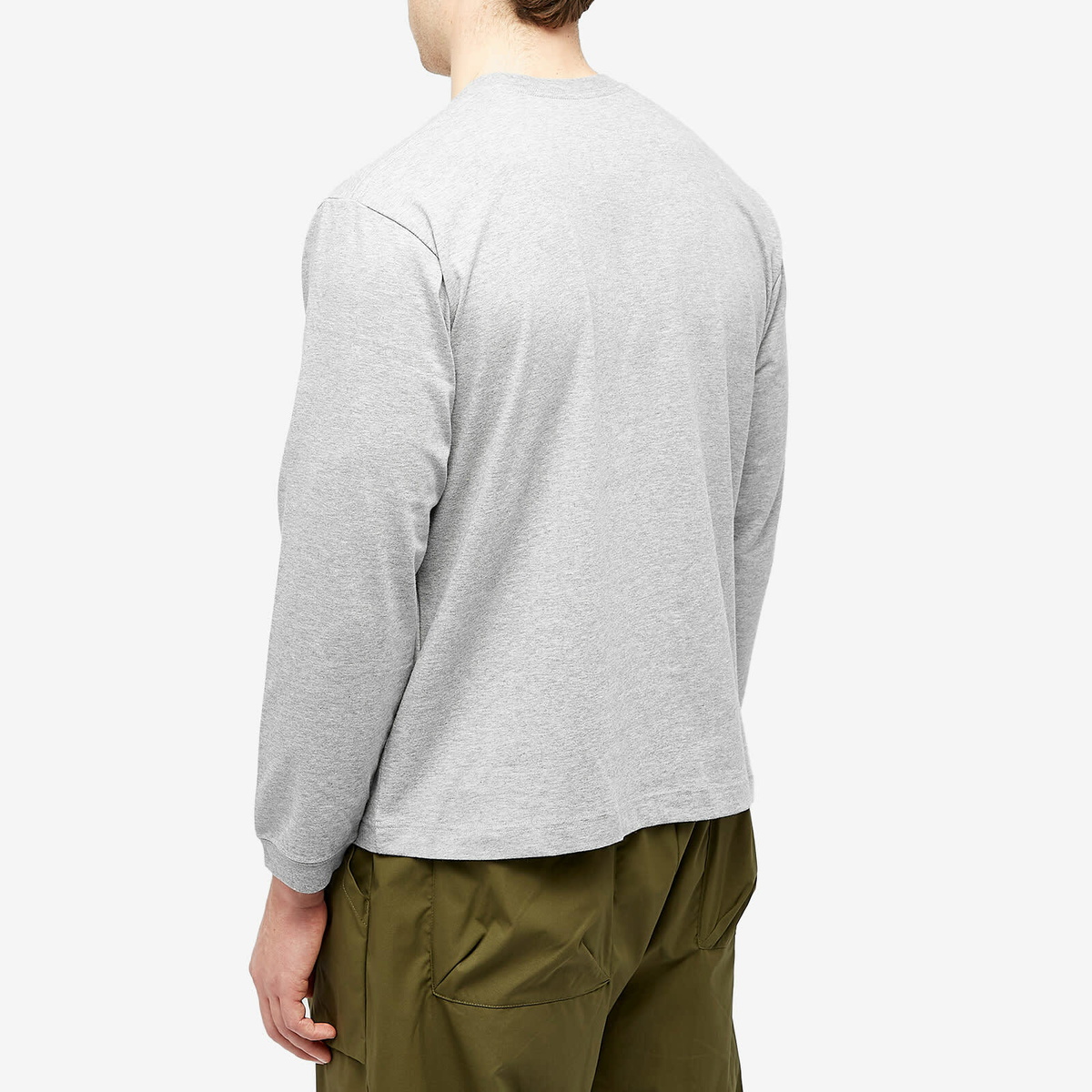 And Wander Men's x Maison Kitsuné Long Sleeve Nordic Border T