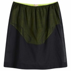 Fruity Booty Women's Neon Voile Skirt in Black/Yellow