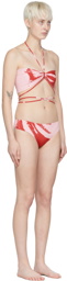 ioannes Red Polyester Bikini