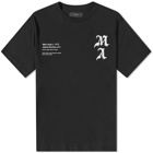 AMIRI Wes Lang Checker Skull T-Shirt in Black