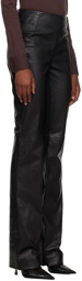 Maiden Name Black Electra Leather Pants