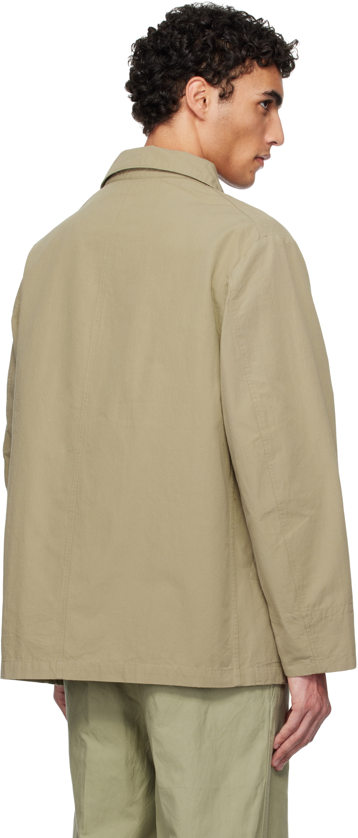 nanamica Beige Double Breasted Club Blazer