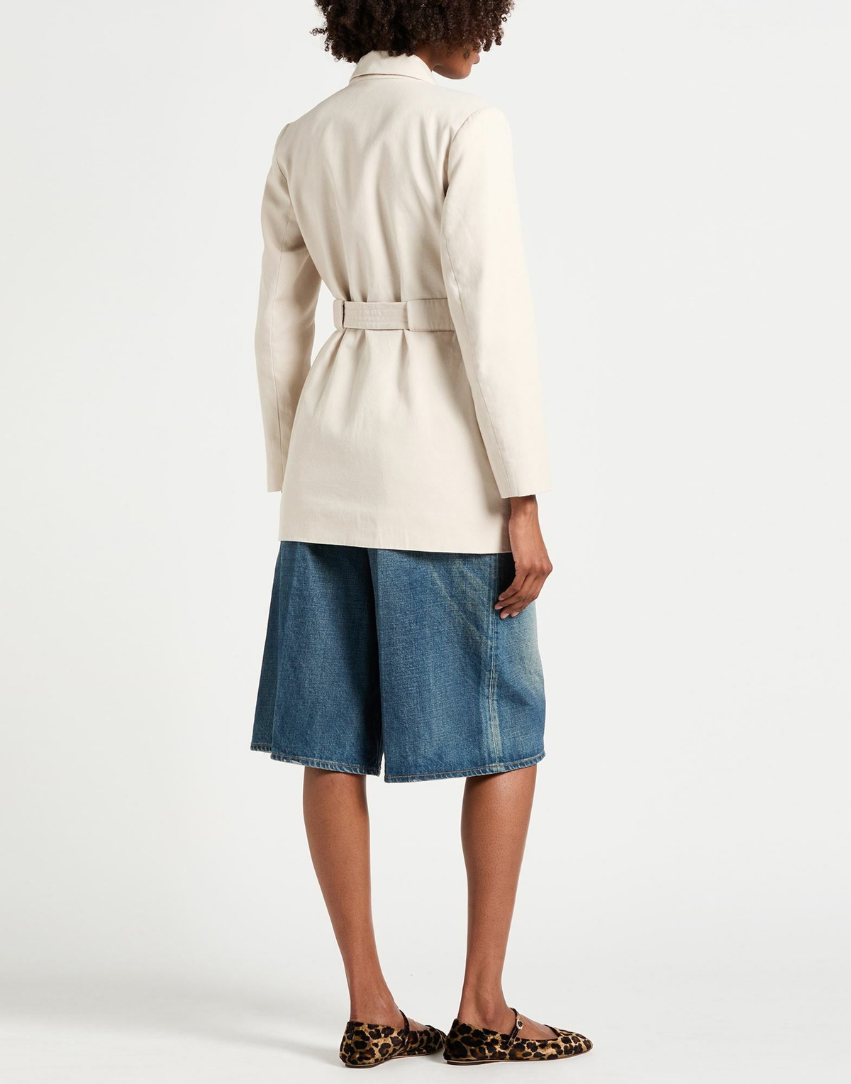 Ganni Womens Blazer Cream
