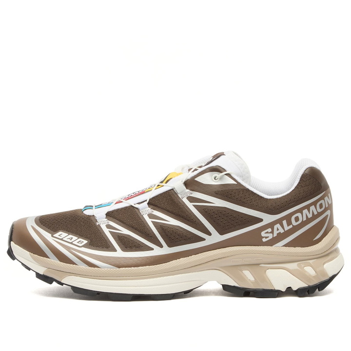 Photo: Salomon XT-6 Sneaker in Earth Brown/Walnut/Ftw Silver