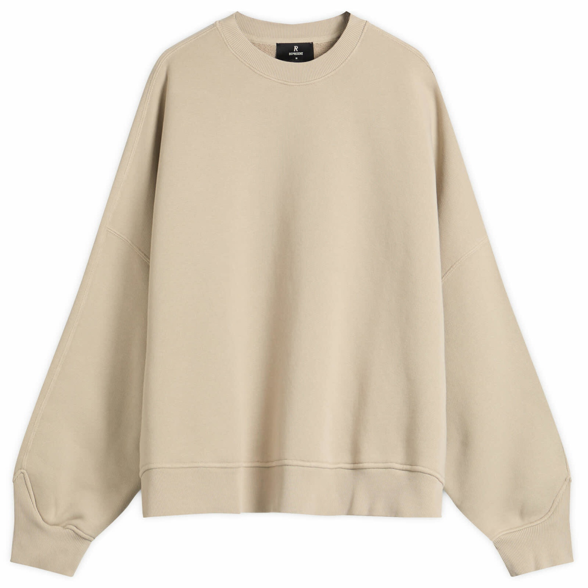 Represent Women's Initial V Notch Sweatshirt in Storm Fade Out