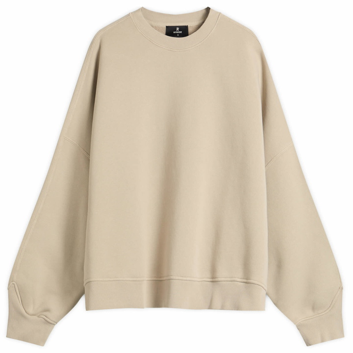 Photo: Represent Women's Initial V Notch Sweatshirt in Storm Fade Out
