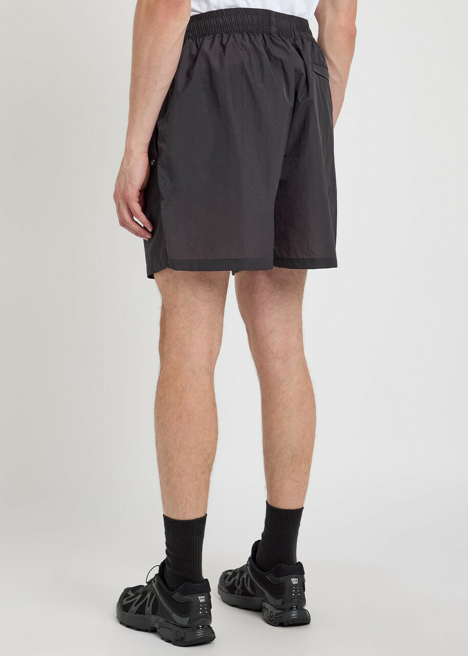Mki Miyuki Zoku Hyperlight Wind Logo Nylon-blend Shorts Raisin