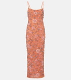 Rachel Gilbert Francesca embellished floral gown