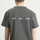 KA_YO_Prototype Men's Boxy Logo T-Shirt in Off Black
