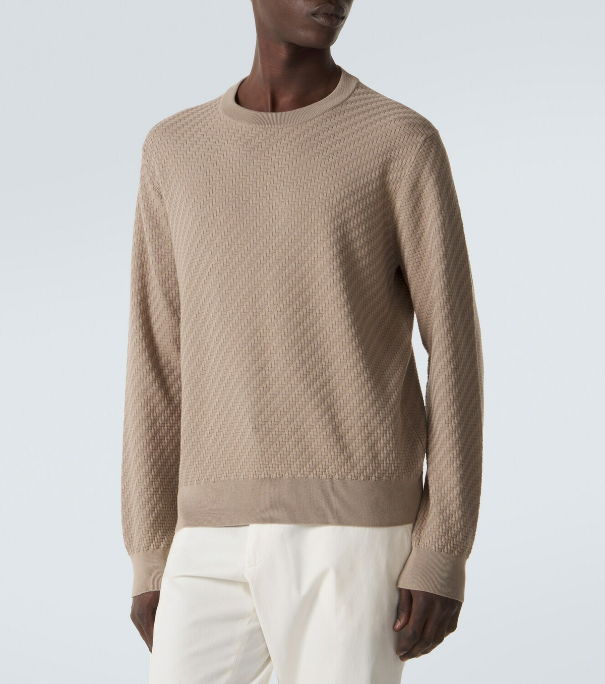 Brioni Cotton, silk, and cashmere sweater